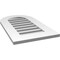 Ekena Millwork Round Top Surface Mount PVC Gable Vent: Functional, w/ 3-1/2"W x 1"P Standard Frame, 16"W x 28"H GVPRT16X2801SF - alternate 5